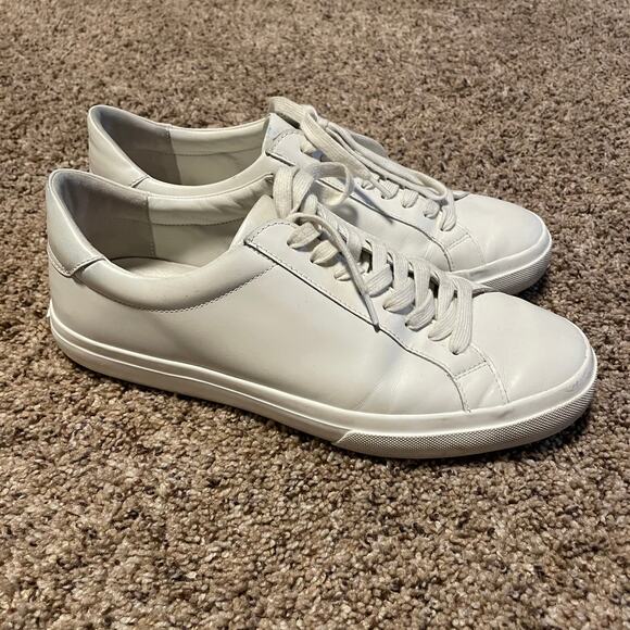 Vince Fulton Sneakers SZ 9.5 White Leather Classic Work Shoes EU 43 Business EUC - Picture 3 of 10